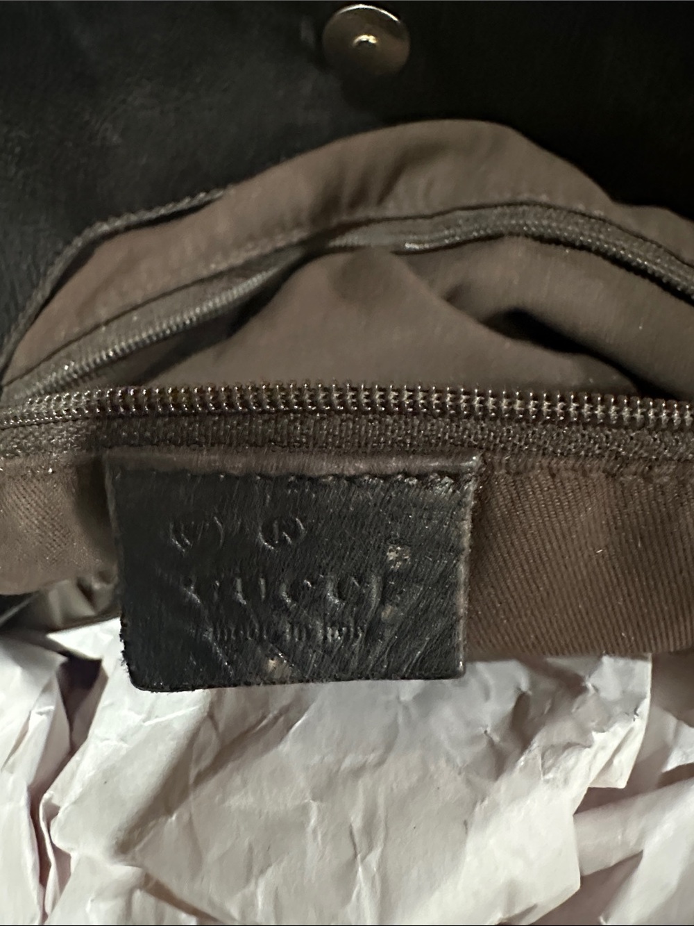Gucci black GG Monogram Chain-Handle Tote - Picture 7 of 10